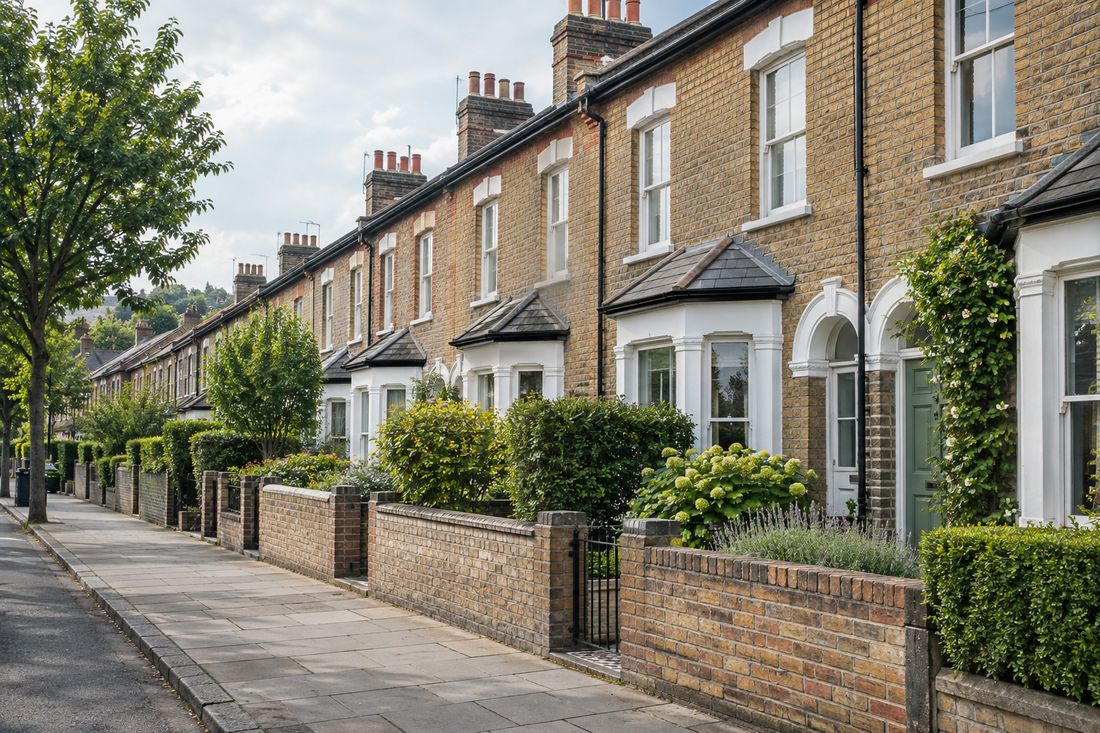 Row of terraced houses